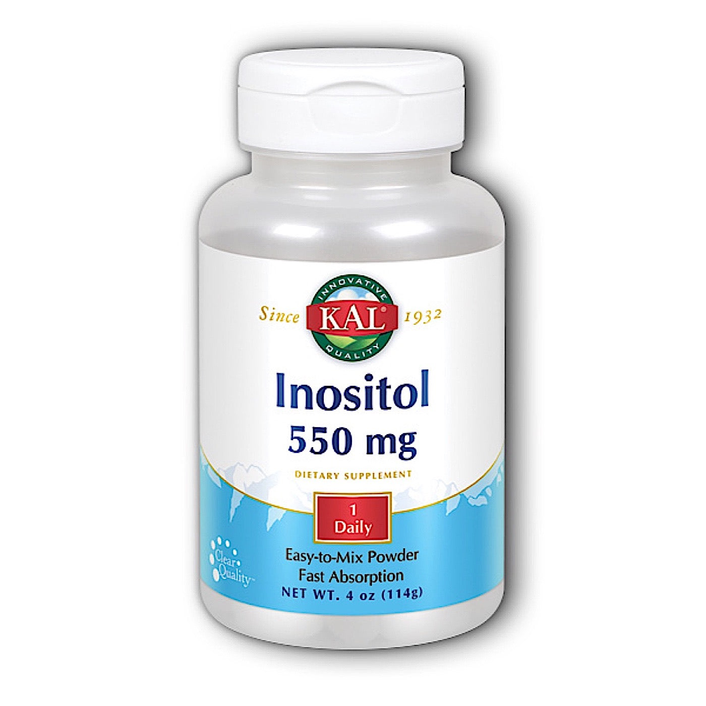Kal, Inositol Unflavored 550mg, 4 Oz UPC 021245732259 | HiLife Vitamins
